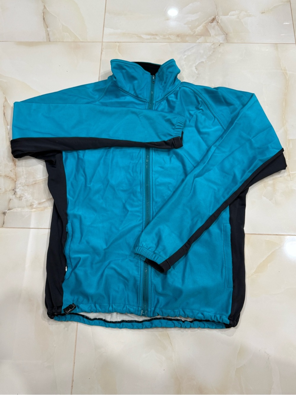 Hind Teal and Black Active Jacket with White Mesh Lining